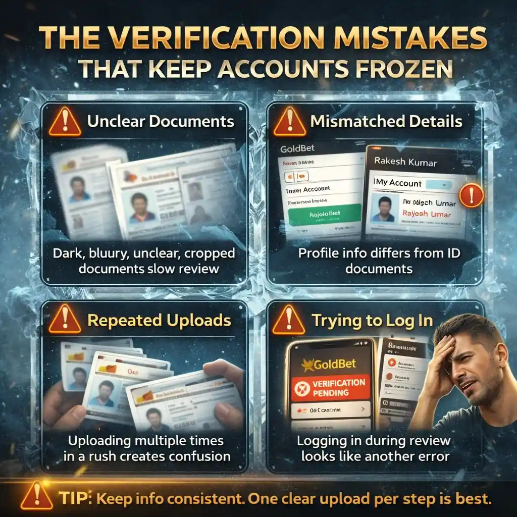 The Verification Mistakes That Keep Accounts Frozen