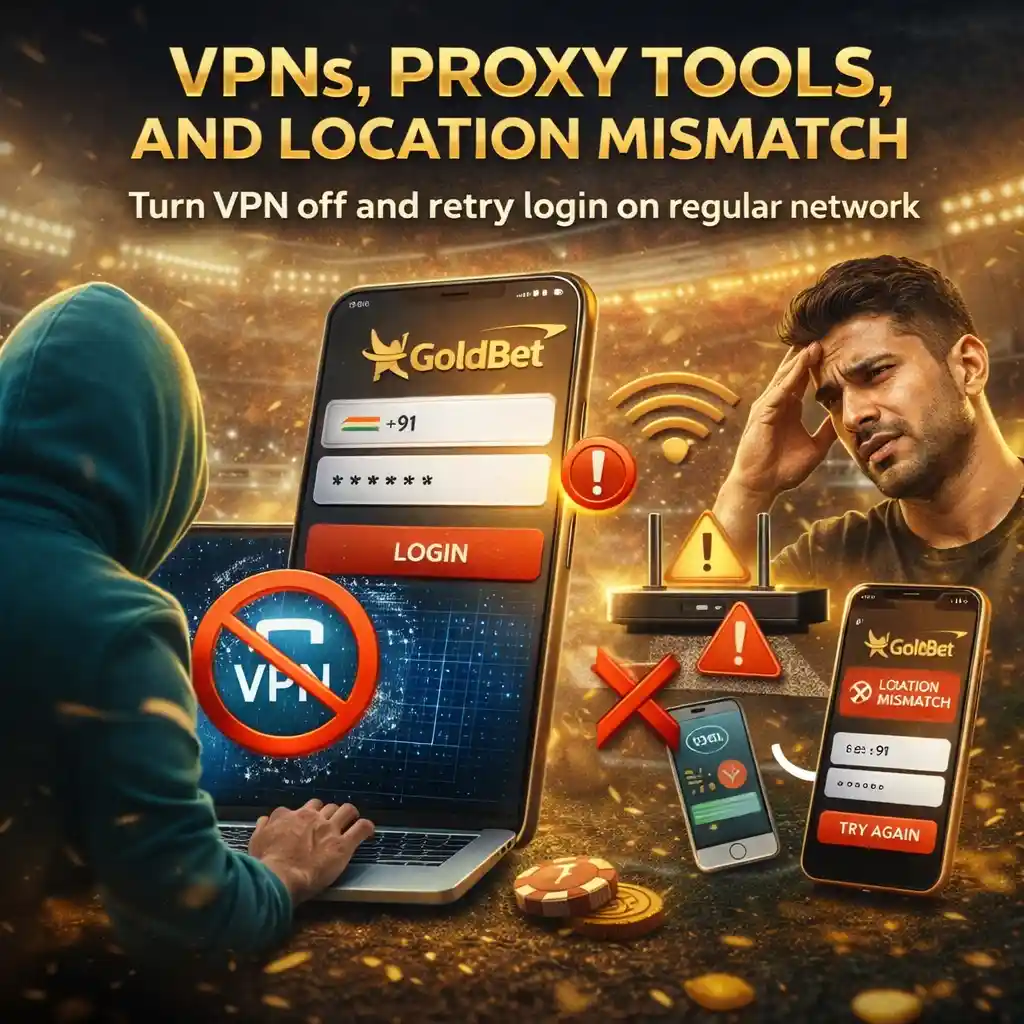 VPNs, proxy tools, and location mismatch
