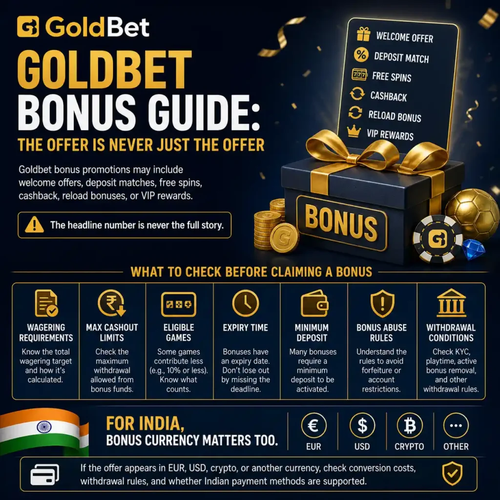 Goldbet Bonus Guide The Offer Is Never Just the Offer