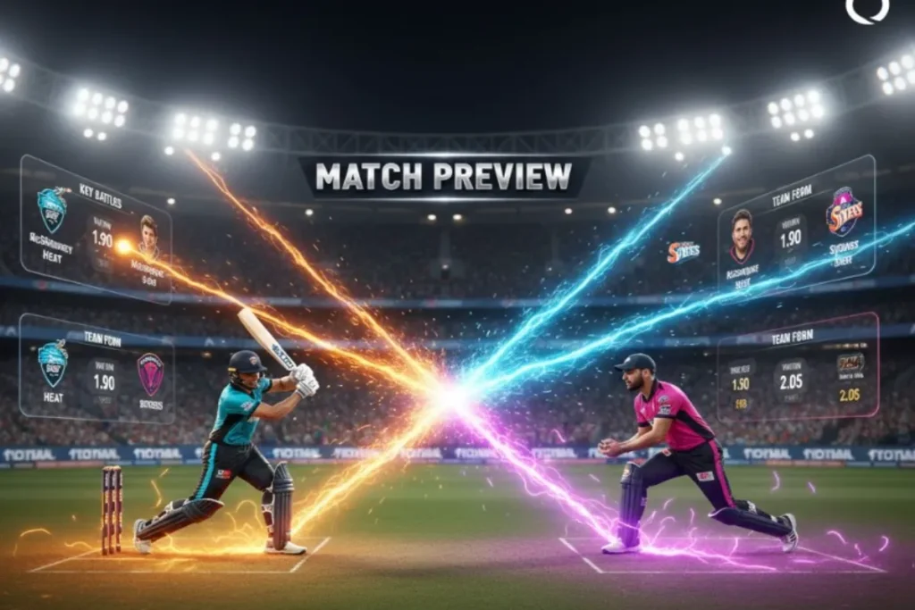 Brisbane Heat vs Sydney Sixers – Big Bash League Match Preview