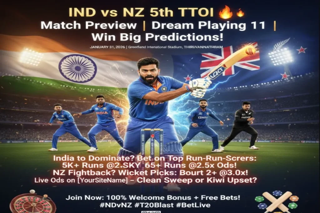 India vs New Zealand (5th T20I)