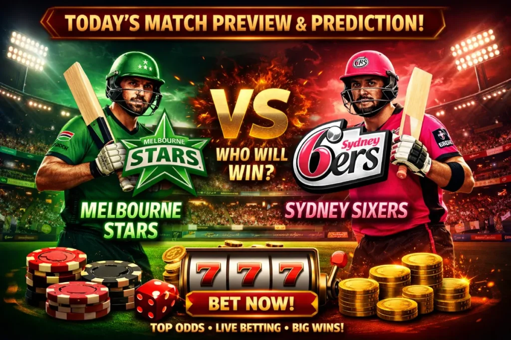 Melbourne Stars vs Sydney Sixers