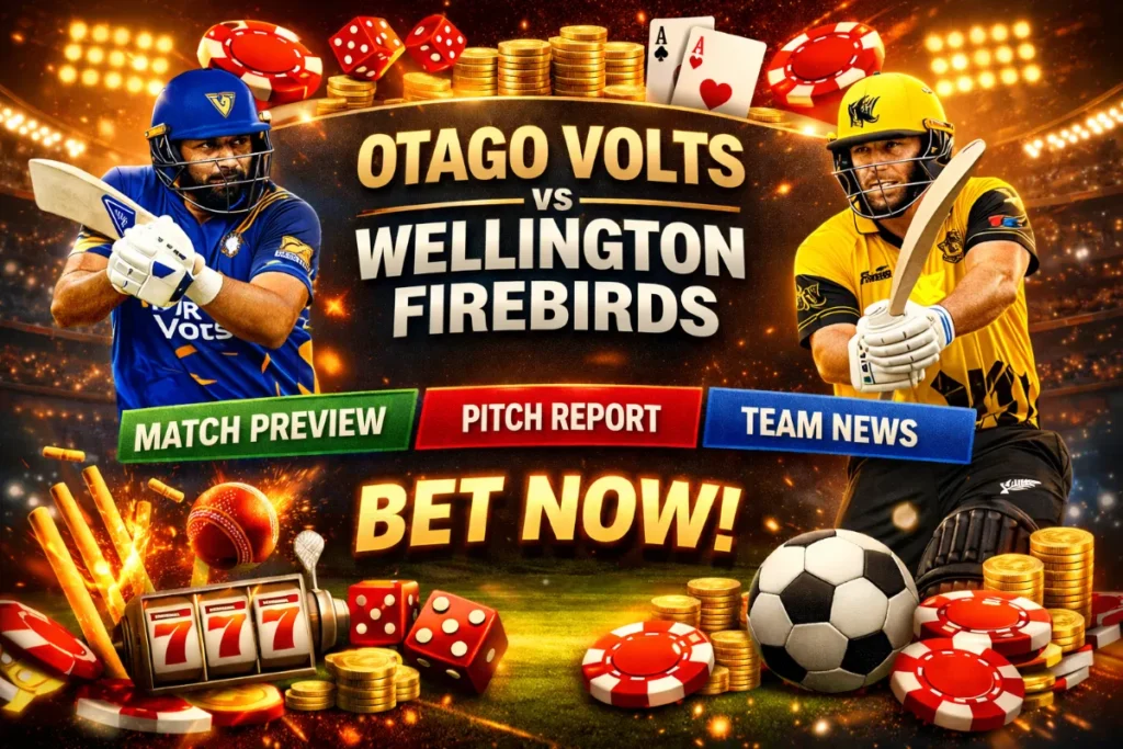 Otago Volts vs Wellington Firebirds – Match Preview, Pitch Report & Team News