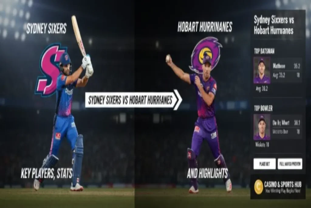 Sydney Sixers vs Hobart Hurricanes – Key Players, Stats, and Highlights