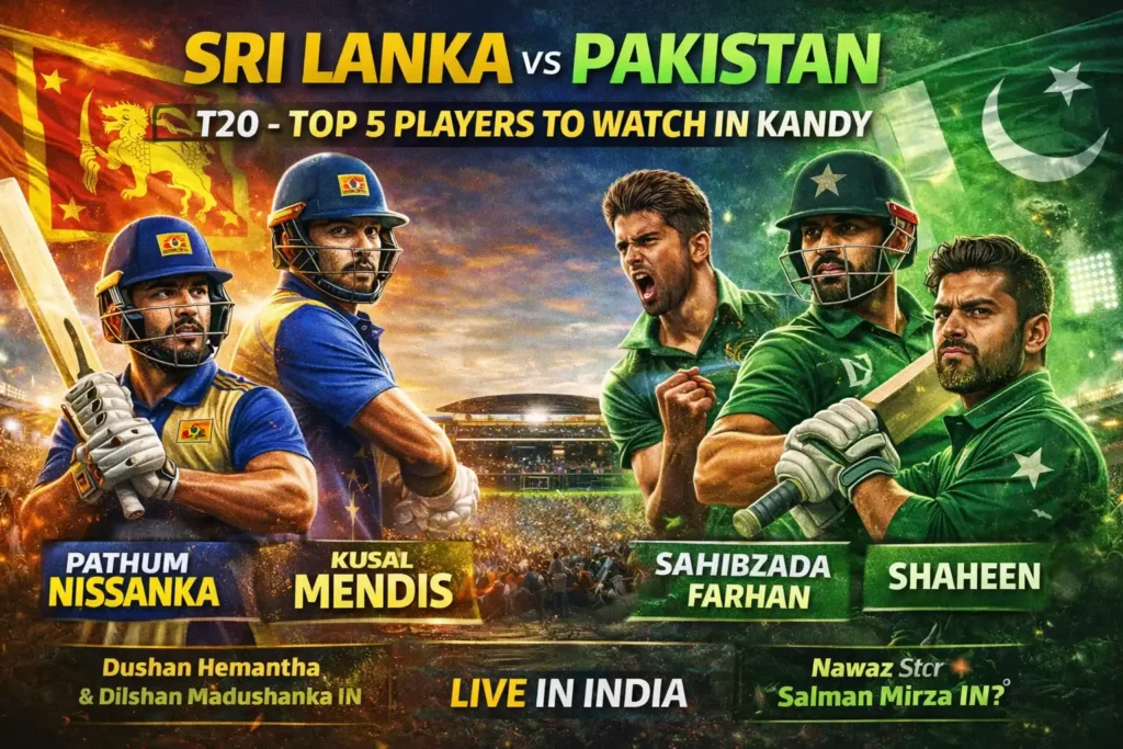 Sri Lanka vs Pakistan T20: Top 5 Players to Watch in Kandy