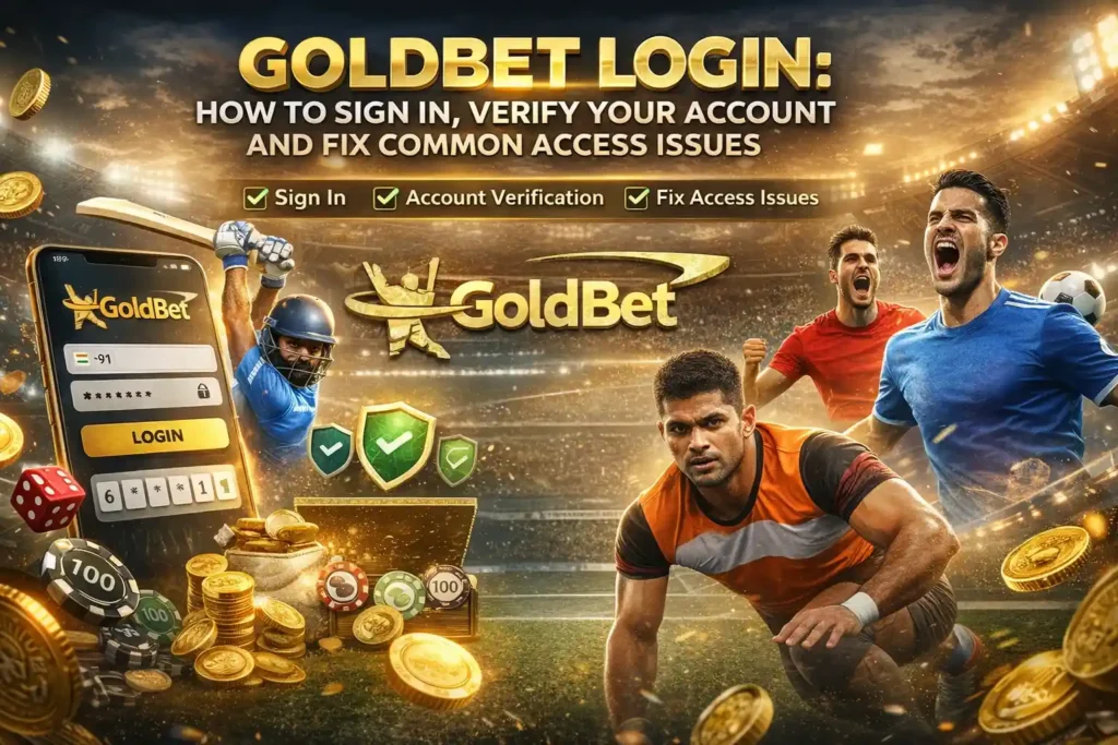 Goldbet Login How to Sign In, Verify Your Account and Fix Common Access Issues