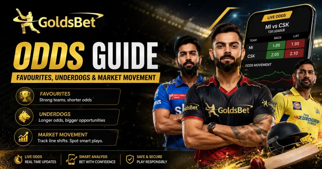 GoldsBet Odds Guide: Favorites, Underdogs and Market Movement